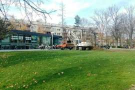Zelena površina u parku "Petar Kočić" vraćena u prvobitno stanje