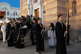 Vladika Jefrem predvodio večernje bogosluženje u Banjaluci