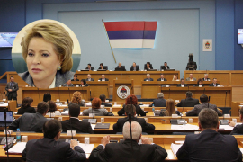 Svečana sjednica Parlamenta Srpske 24. aprila, gost Valentina ...