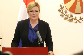Kitarović odbila da komentariše odluku Srbije o Krstičeviću