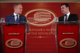 Tusk u Skoplju: Imate moju bezuslovnu podršku i vjerujem u vas