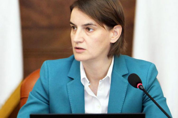 Brnabić: Zbog Prištine i njenih partnera sve teže sačuvati mir