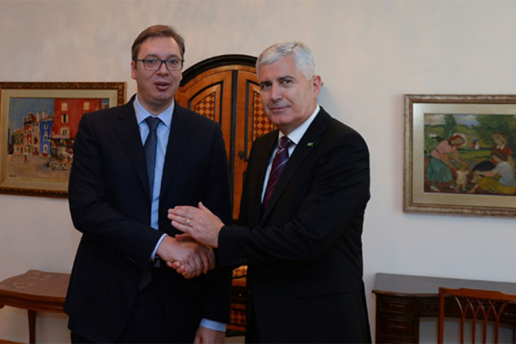 Čović sa Vučićem u Mostaru