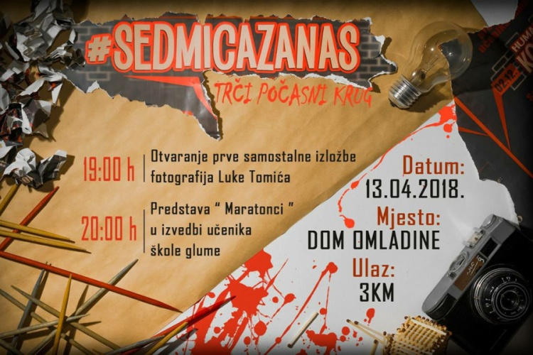 "Maratonci" 13. aprila u Domu omladine u Banjaluci