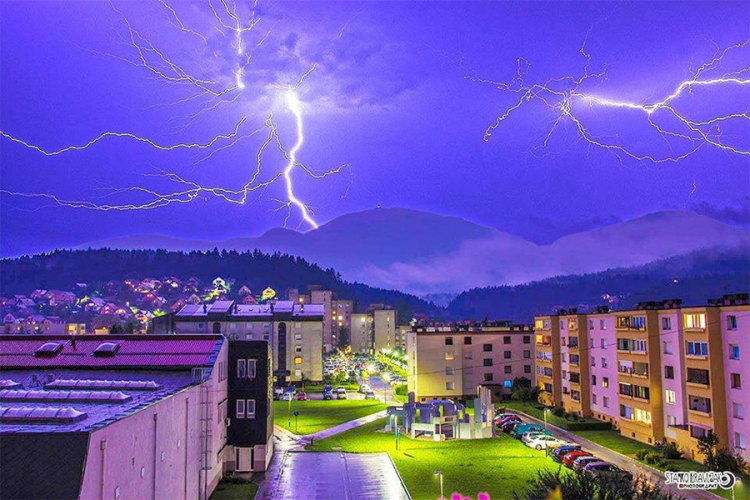 Olujno nevrijeme u Evropi, za 24 sata 50.000 munja