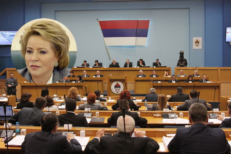 Svečana sjednica Parlamenta Srpske 24. aprila, gost Valentina Matvijenko