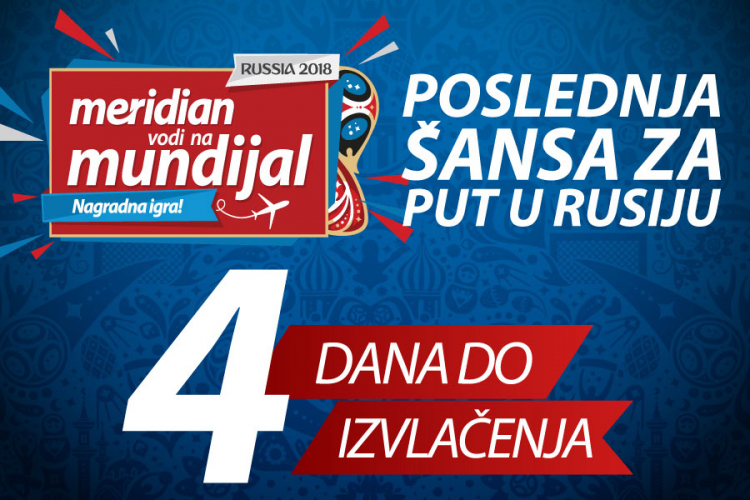 Iz Meridiana upozoravaju: Posljednja šansa za put u Rusiju!