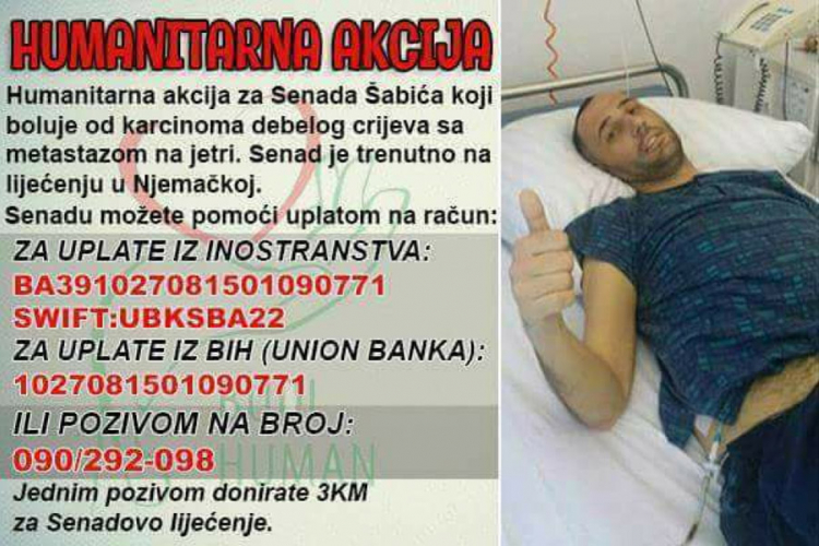 Pomozite Senadu Šabiću da ozdravi