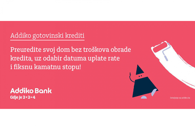 Proljetno uređenje doma uz Addiko gotovinske kredite