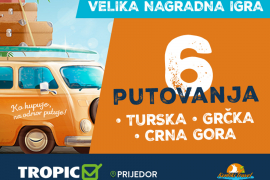 Ko kupuje, na odmor putuje, velika nagradna igra Tropic marketa