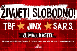 Osvojite ulaznice za "Jinx", TBF i S.A.R.S.