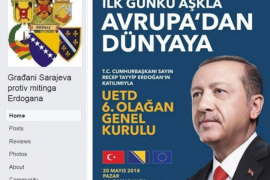 Osnovana i grupa protiv Erdoanovog mitinga u Sarajevu