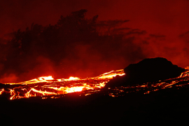 Lava stigla do okeana
