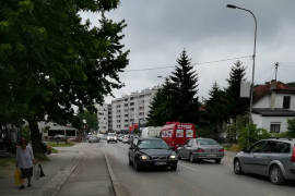 Sudar autobusa i renoa u Banjaluci, kolaps u saobraćaju