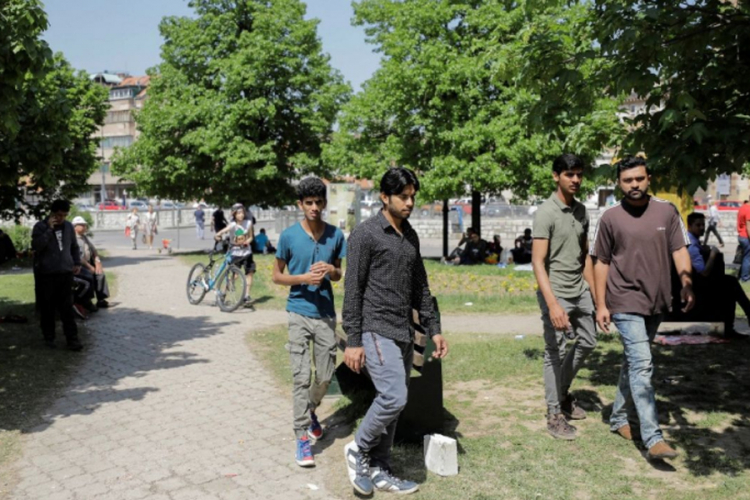 Migranti napravili kamp u sarajevskom parku