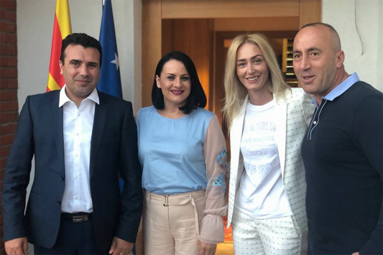 Zaev u privatnoj posjeti Haradinaju u Prištini