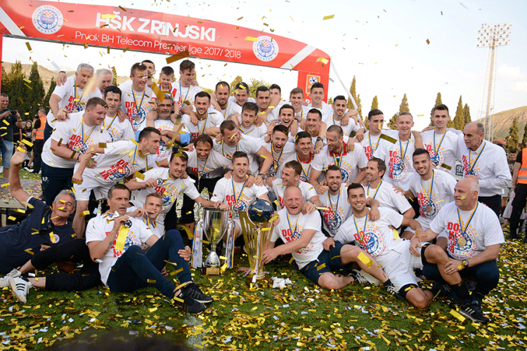 Mostarski Zrinjski po šesti put državni prvak BiH