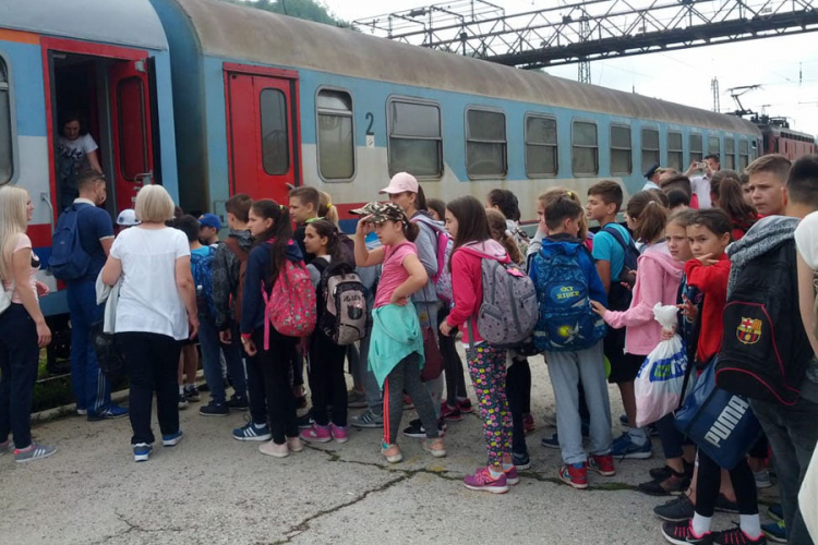 Djeca otputovala vozom u Mlinsku Rijeku