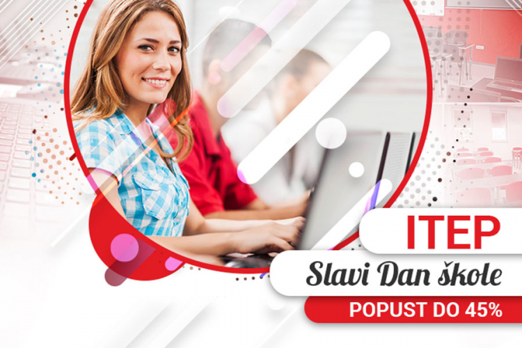 ITEP slavi Dan škole i poklanja popust do 45% za upis na najsavremenije studijske programe