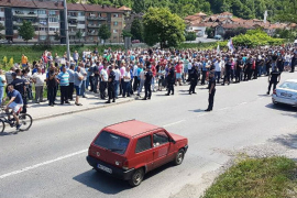 Malinari prekinuli protest