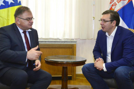 Vučić sa Ivanićem o situaciji u regionu i mogućim projektima