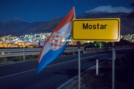 U Mostaru osvanule zastave Herceg-Bosne