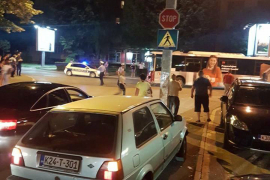 Sudar autobusa i motocikla u centru Banjaluke