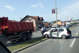 Udes na banjalučkom tranzitu, saobraćaj otežan