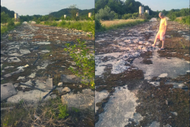 Nadomak Velike Kladuše razbacane tone staklene vune