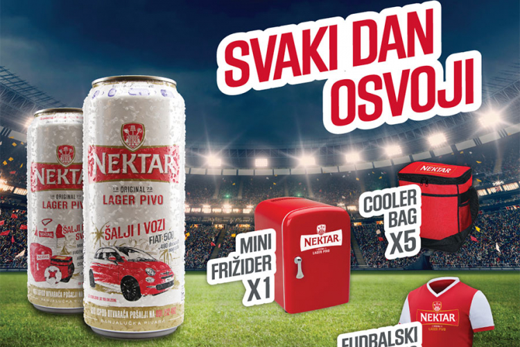 Počinje velika nagradna igra "Nektar šalji i vozi"