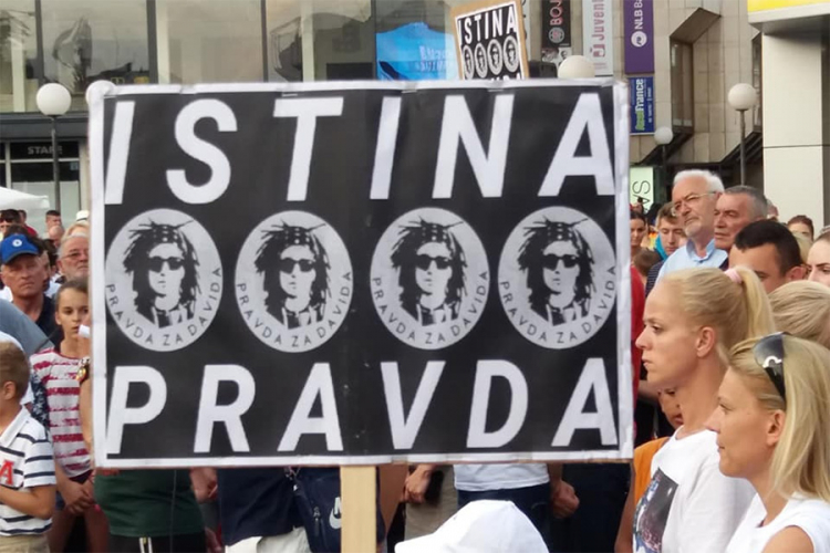 75. dan na Trgu Krajine: Pravda za Davida