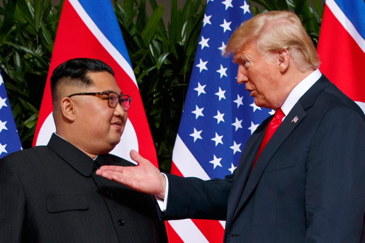 Tramp u Pjongjangu, Kim u Vašingtonu