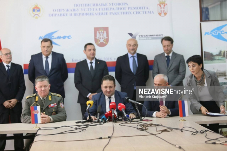 Banjalučki Kosmos remontovaće raketne sisteme Srbije