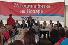Kozarom odjekivalo "Po šumama i gorama", zaigralo se i kolo