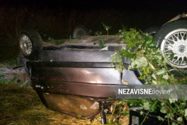 Nezgoda kod Banjaluke: Vatrogasci izvukli vozača iz prevrnutnog auta