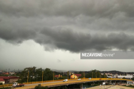 Zastrašujući prizori nad Banjalukom