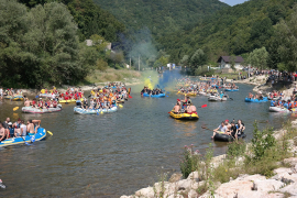 Na Sani održana najmasovnija regata u BiH