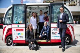 Prva vožnja autobusom bez vozača u Beču