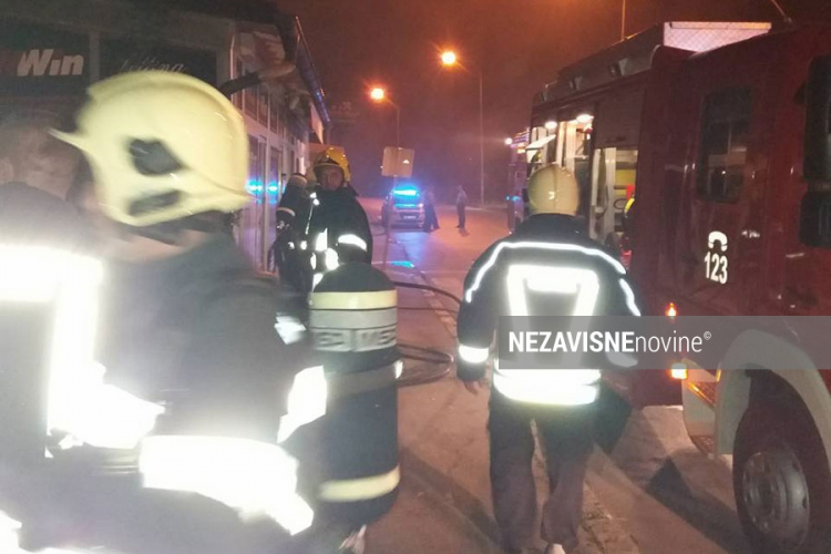 Požar u potkrovlju banjalučkog kafića