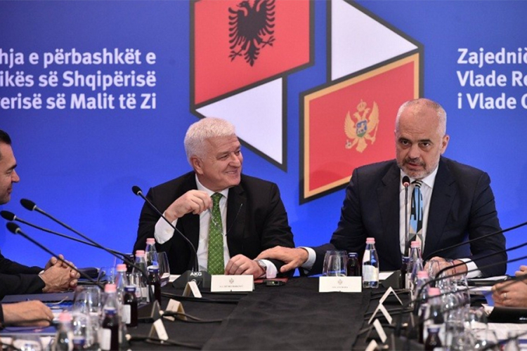 Prva zajednička sjednica vlada Crne Gore i Albanije