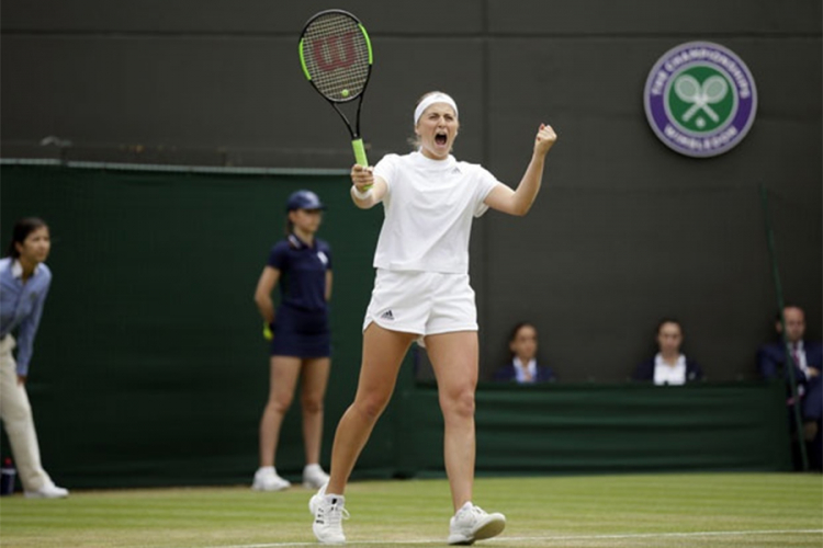 Kerber i Ostapenko zakazale susret u polufinalu Vimbldona