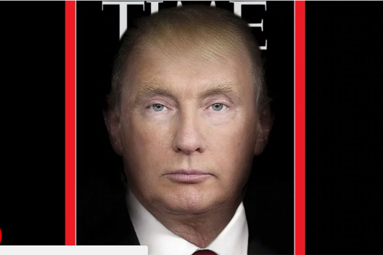 Magazin "Time" na naslovnici spojio Putinovo i Trampovo lice