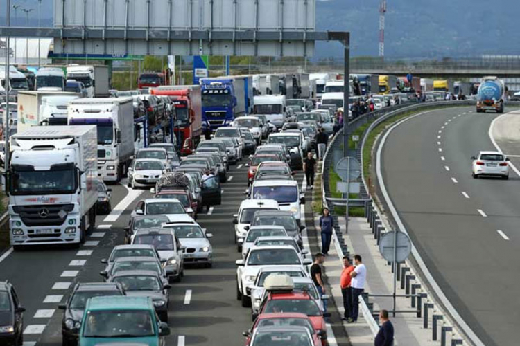 Gužve na cestama u Hrvatskoj
