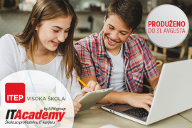 Upišite ITEP visoku školu i dobijate besplatnu IT specijalizaciju