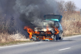 Gorio automobil u Trebinju