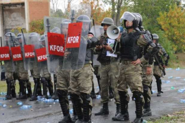 Kretanje vojnika Kfora ka sjeveru Kosova