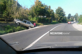 Nezgoda u Banjaluci: Džetom udario u banderu