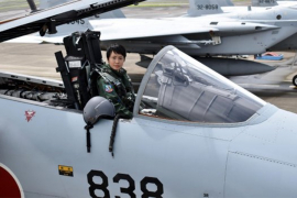 Ovo je prva Japanka koja pilotira borbenim avionom