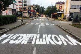 Preventivne akcije u blizini škola: Bezbjedno do učionica