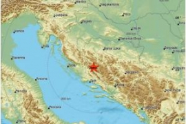 Tri zemljotresa pogodila područje Glamoča